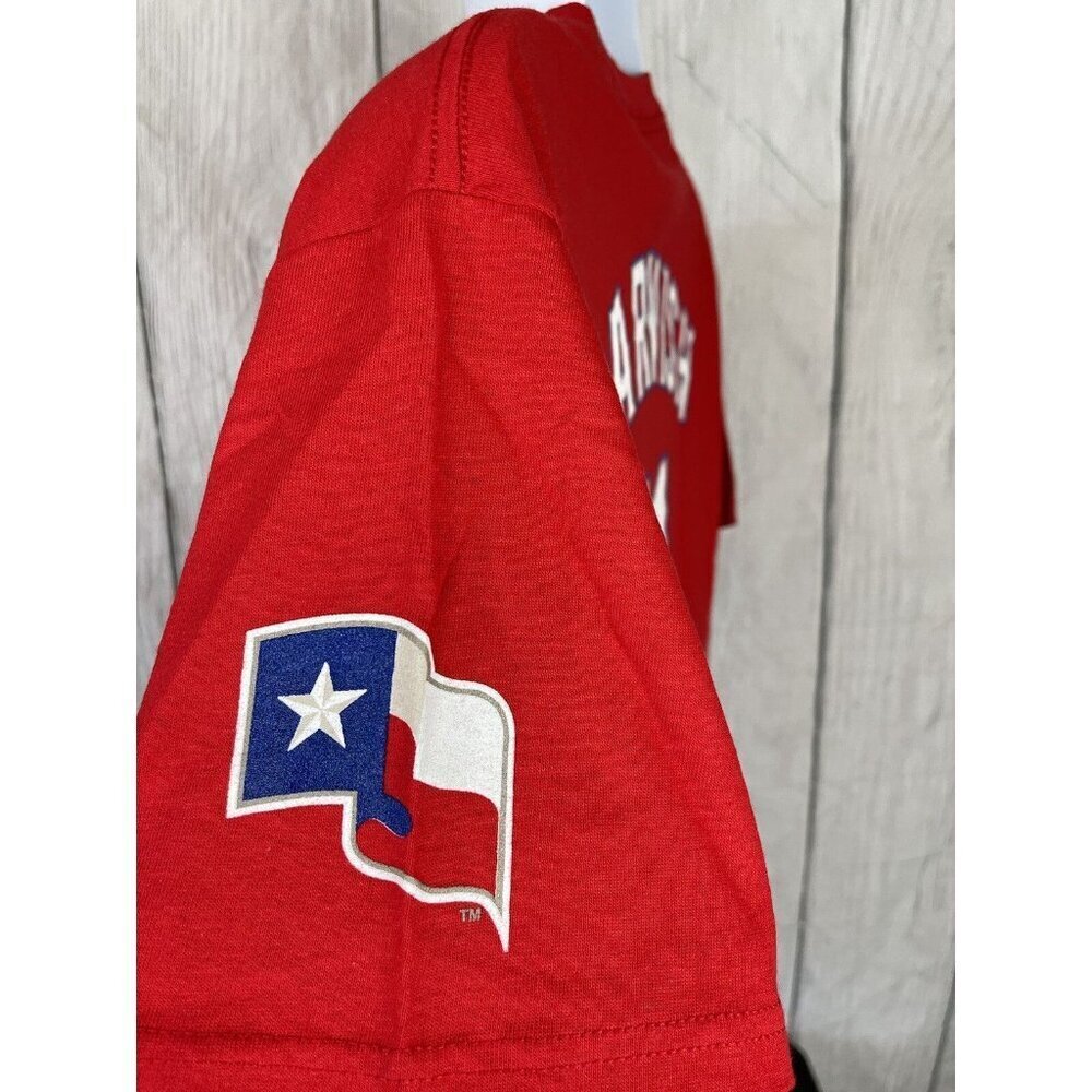 NWT MLB Yu Darvish Texas Rangers Youth XL Red Short Sleeve Jersey Shirt #11 - Picture 5 of 6